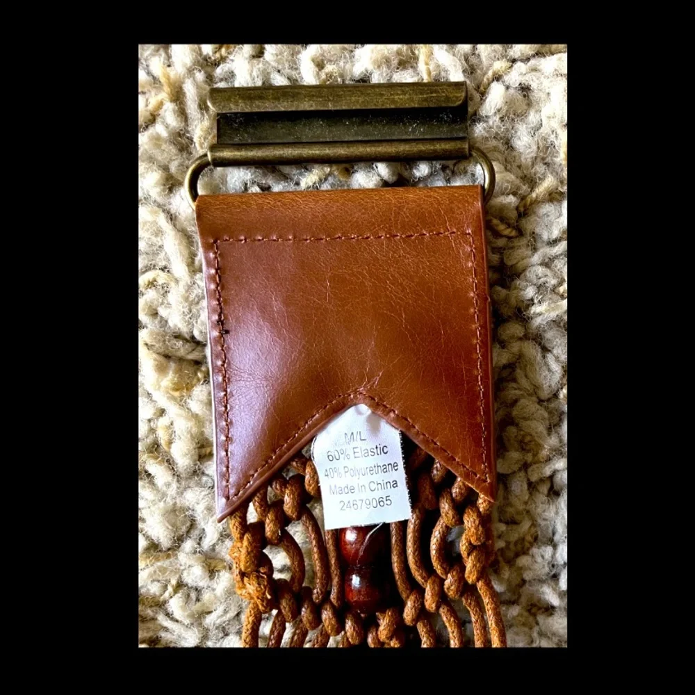 Leather Stretch Belt - Gorgeous!